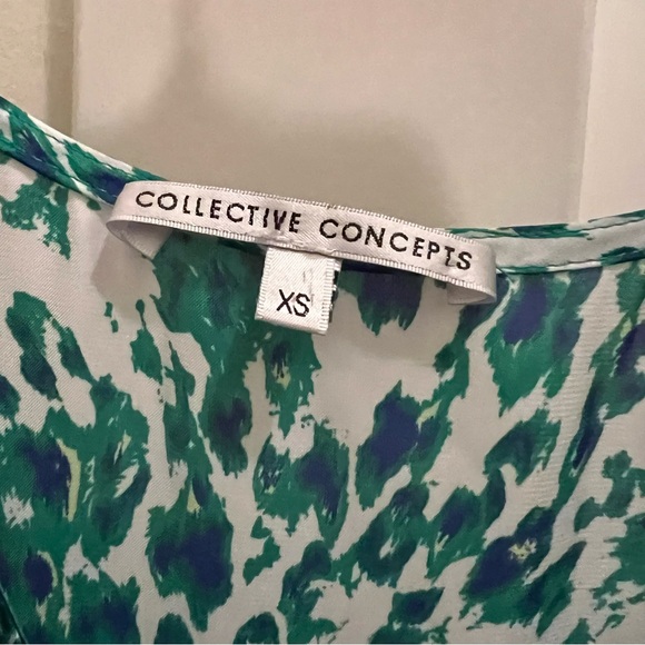 Collective Concepts Ruffle V-Neck Blouse - Picture 3 of 4